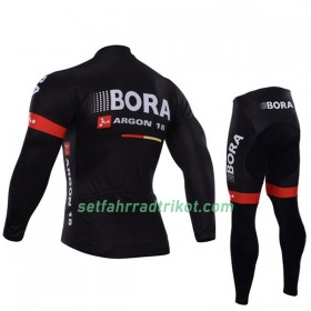 Radbekleidung Radtrikot Langarm + Lang Radhose 2017 Bora-Hansgrohe Kinder N003